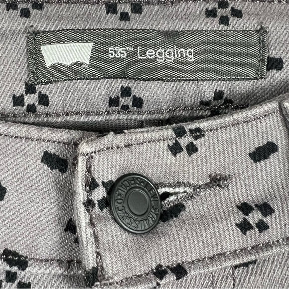 Levi’s 535 blue leggings 5 low rise size 13 - Picture 9 of 13